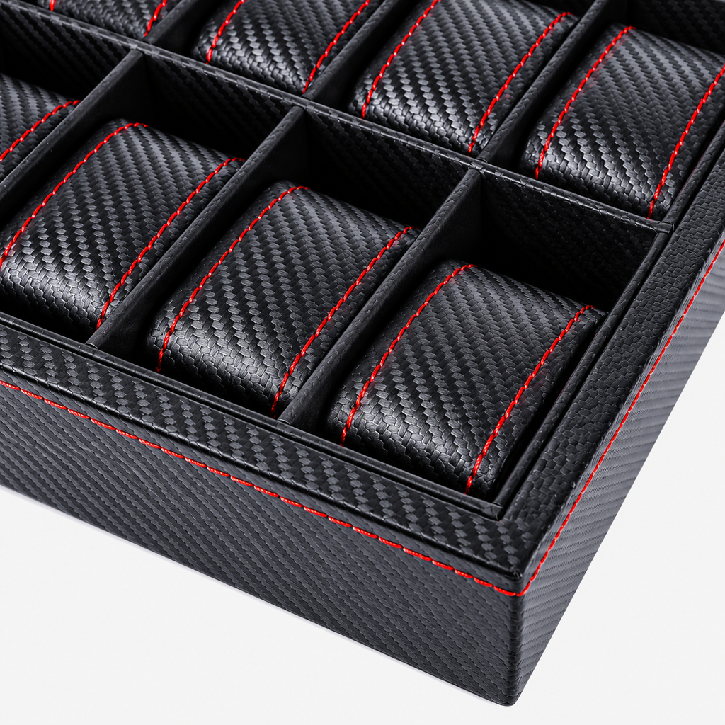 Coffret Montres – Effet Carbone