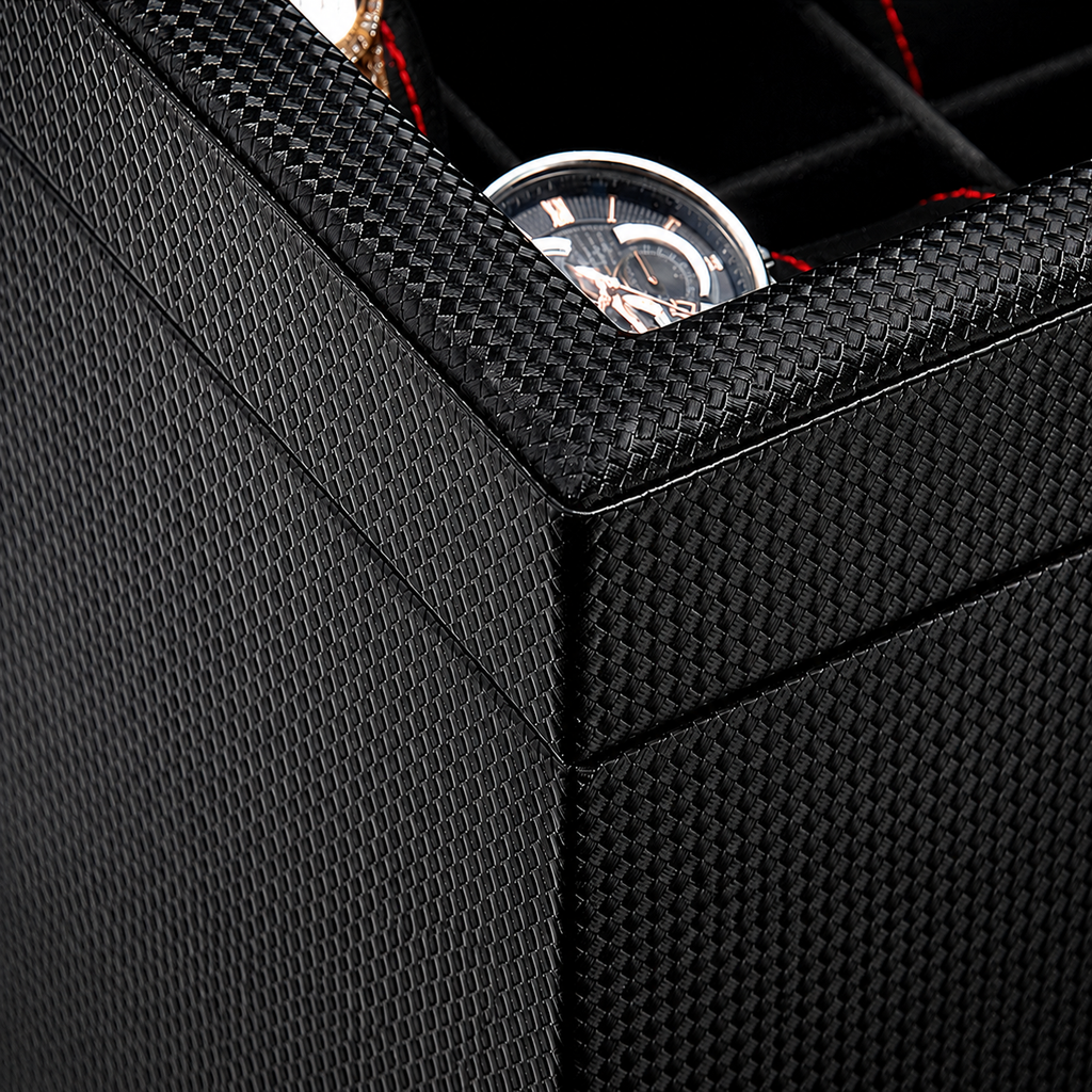 Coffret Montres – Effet Carbone