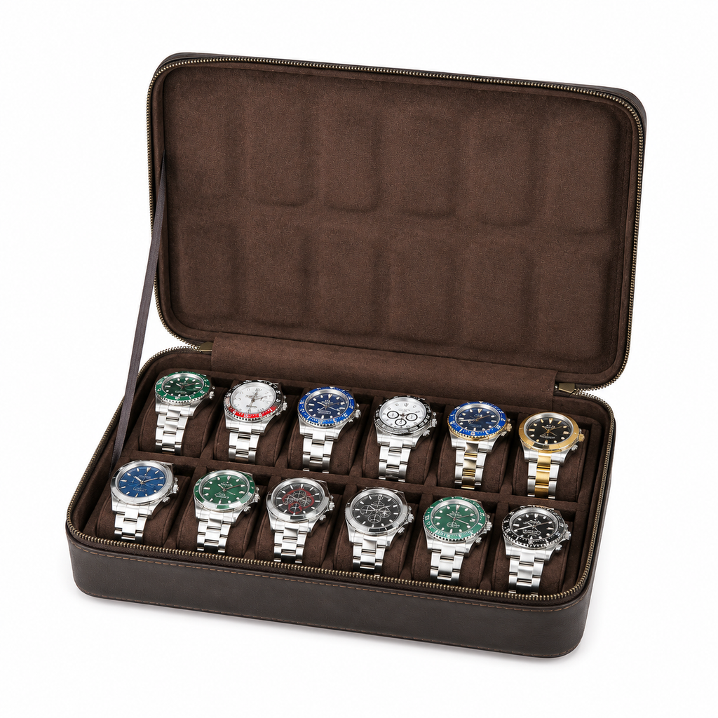 Étui Montres – Effet Cuir Prestige