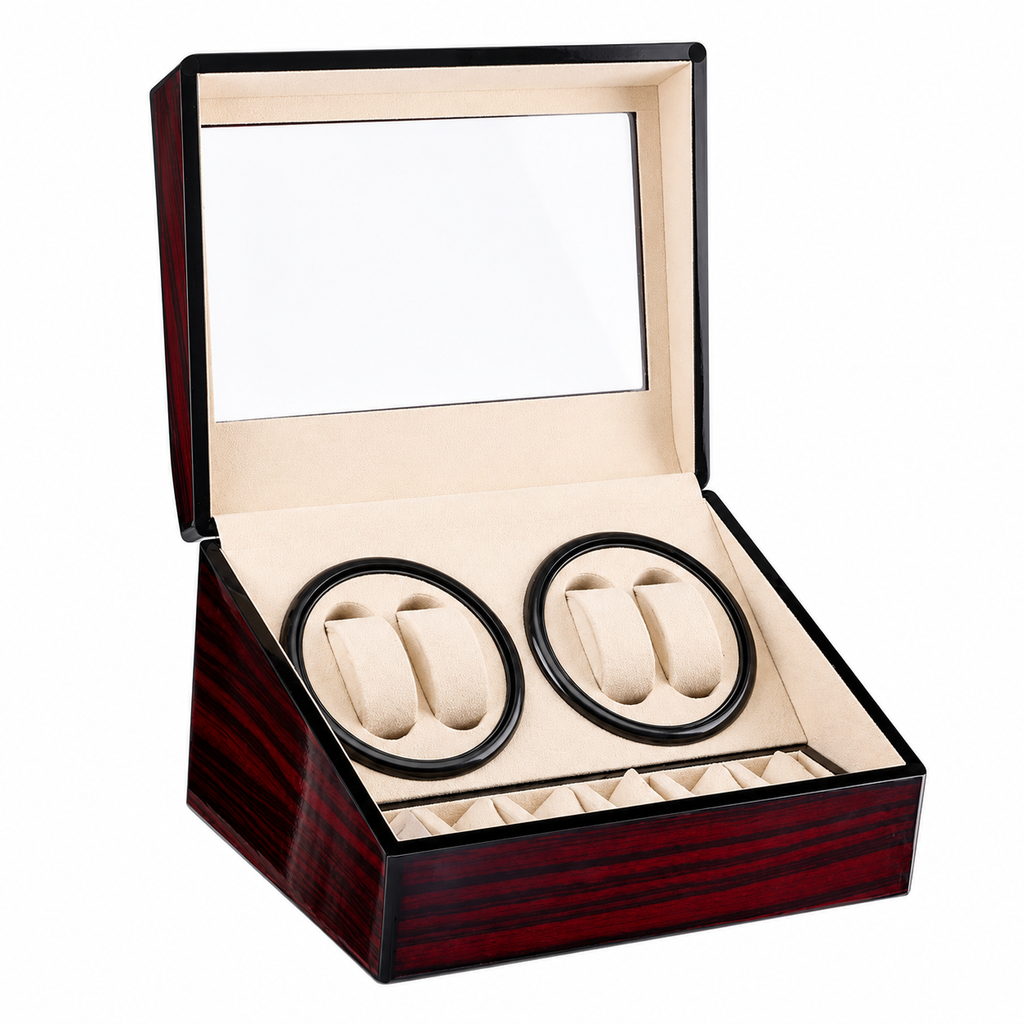 Remontoir 4 Montres – Finition Bois